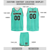 Custom Mint Green Black City Edition Personalized Sports Uniform Authentic Basketball Jersey BBJ01-D06101-4